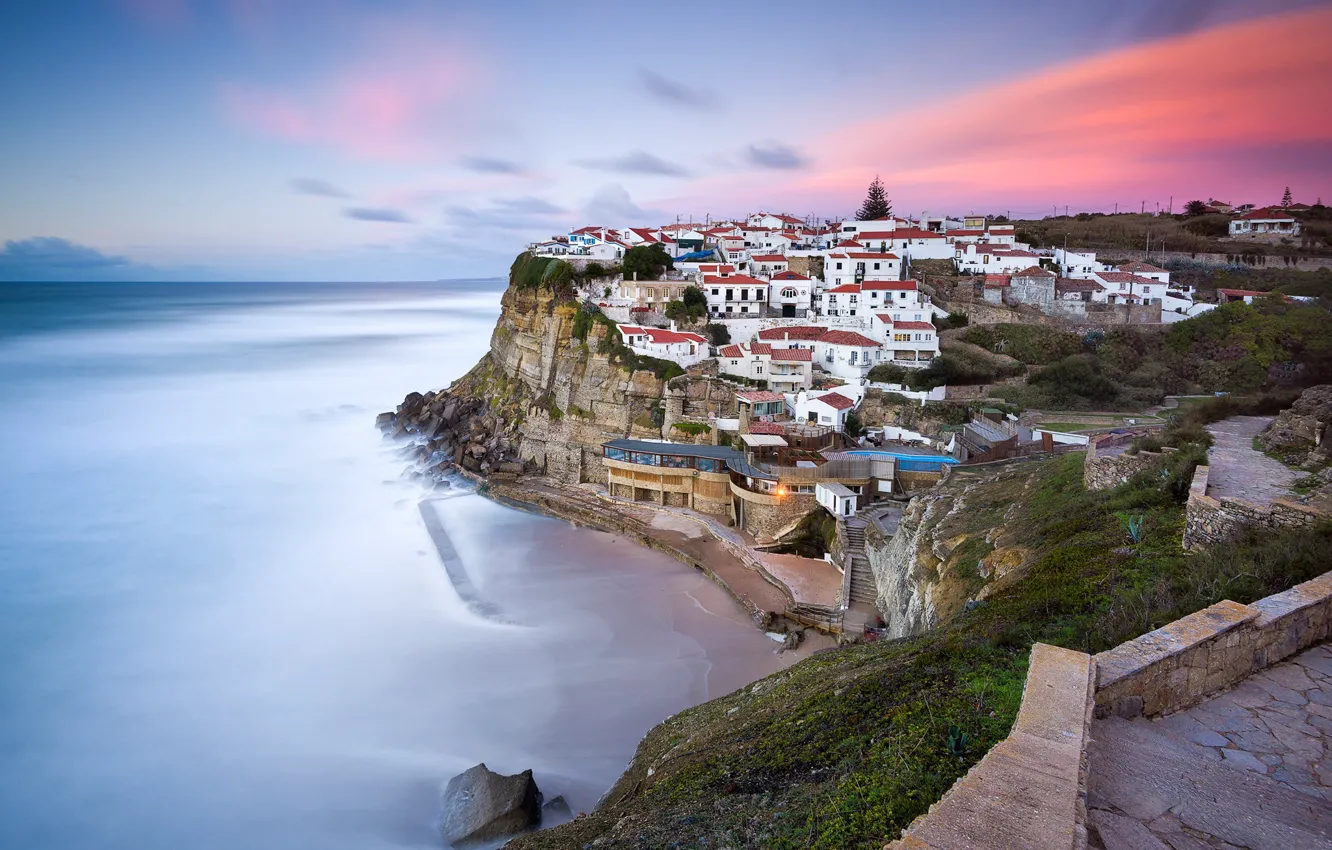 Фото обои Portugal, Sintra, Azenhas do Mar