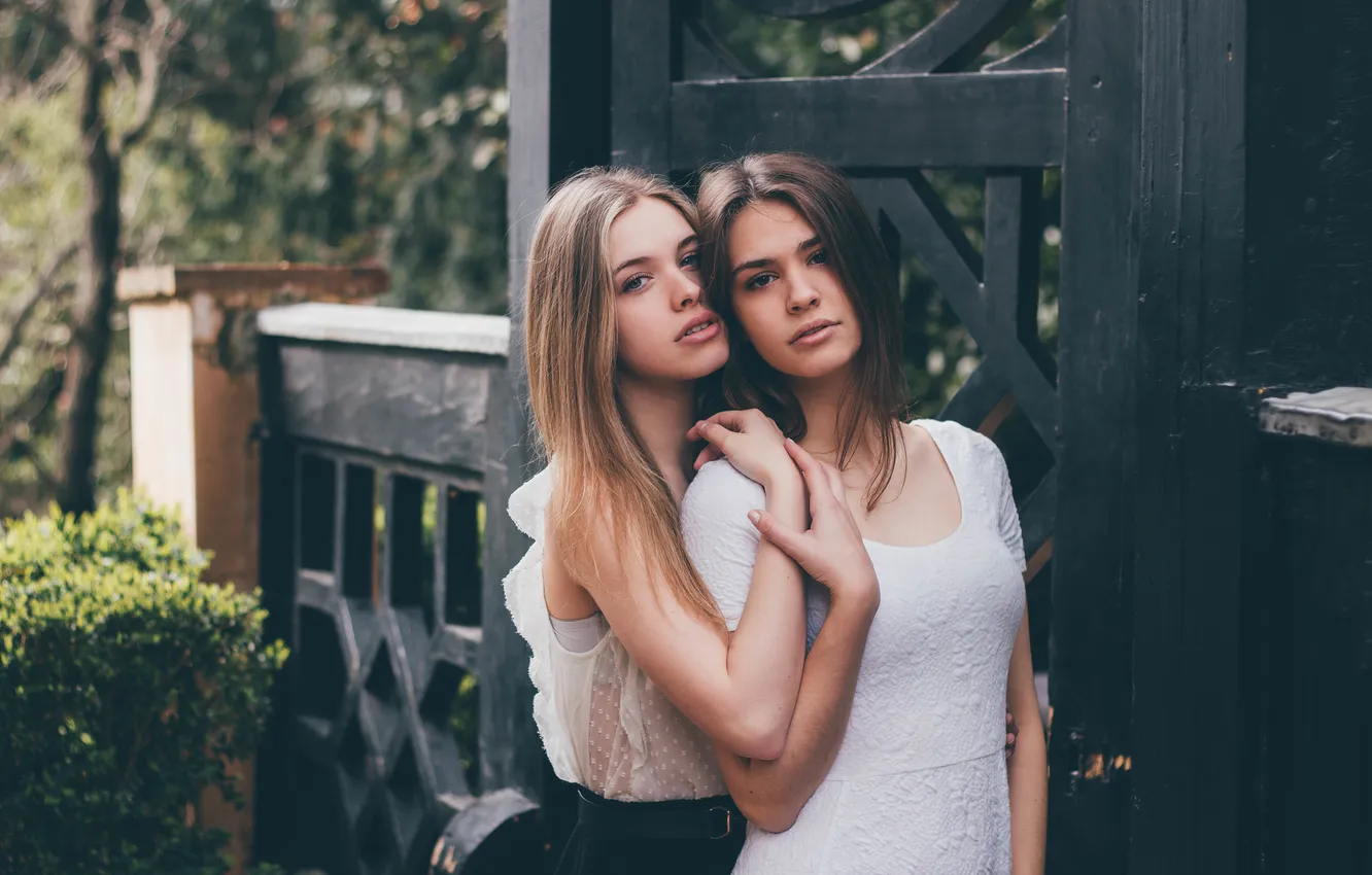 Фото обои лето, взгляд, лицо, девушки, волосы