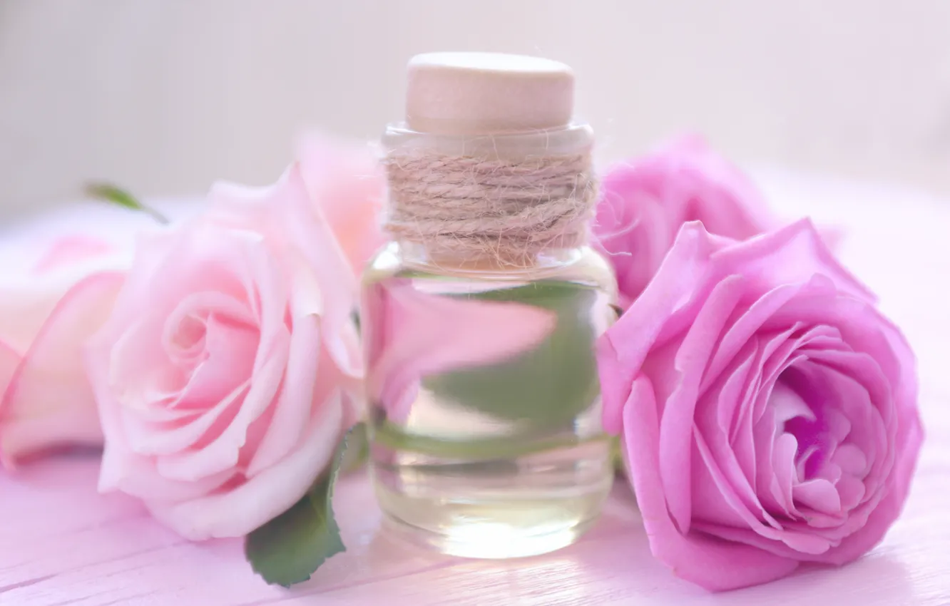 Фото обои духи, лепестки, rose, wood, pink, petals, розовые розы, spa
