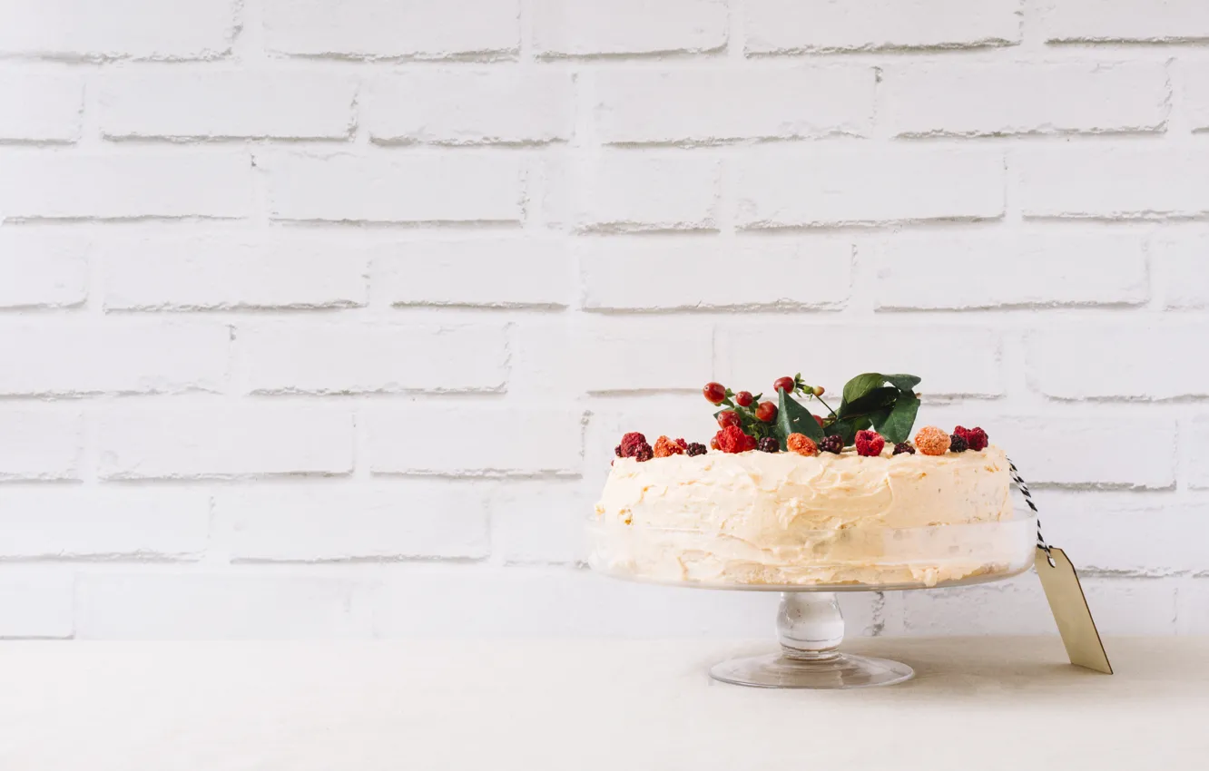 Фото обои торт, украшение, крем, десерт