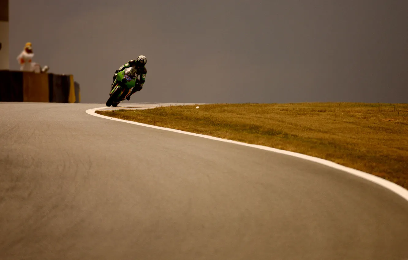 Фото обои дорога, Kawasaki, мото обои, 1920x1200 wallpapers, ZX-RR MOTOGP LeMans