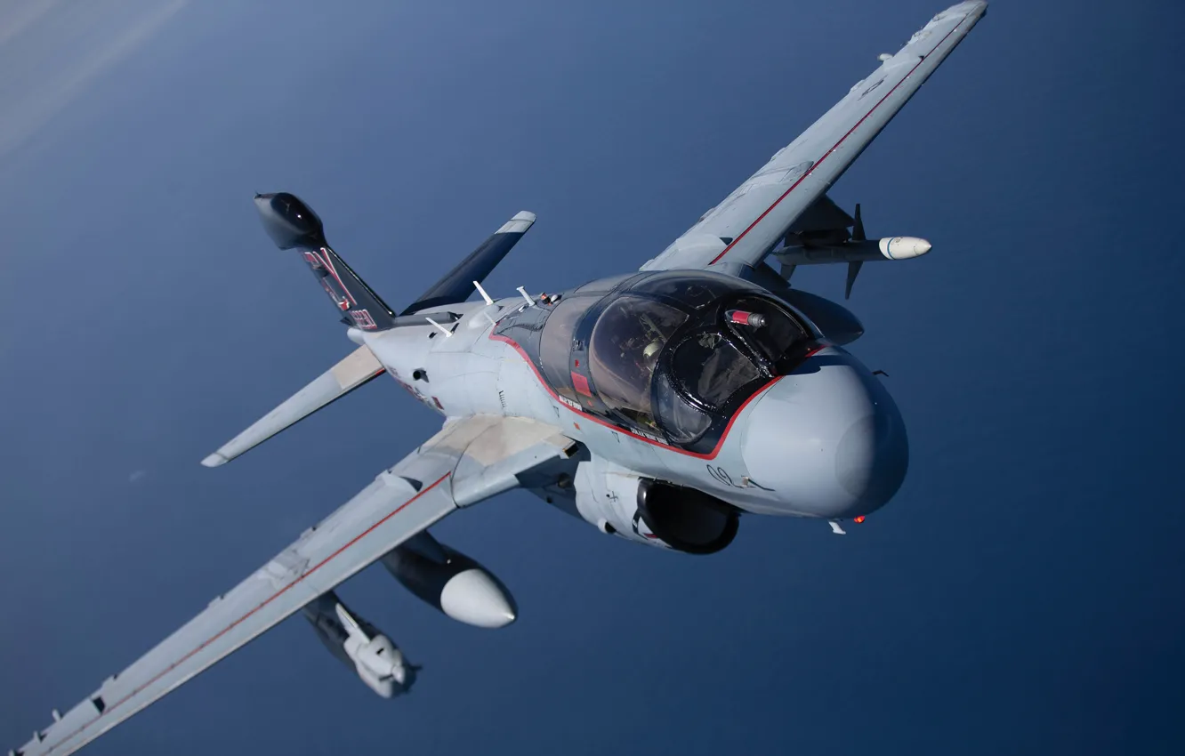 Фото обои штурмовик, Бродяга, Grumman EA-6 Prowler