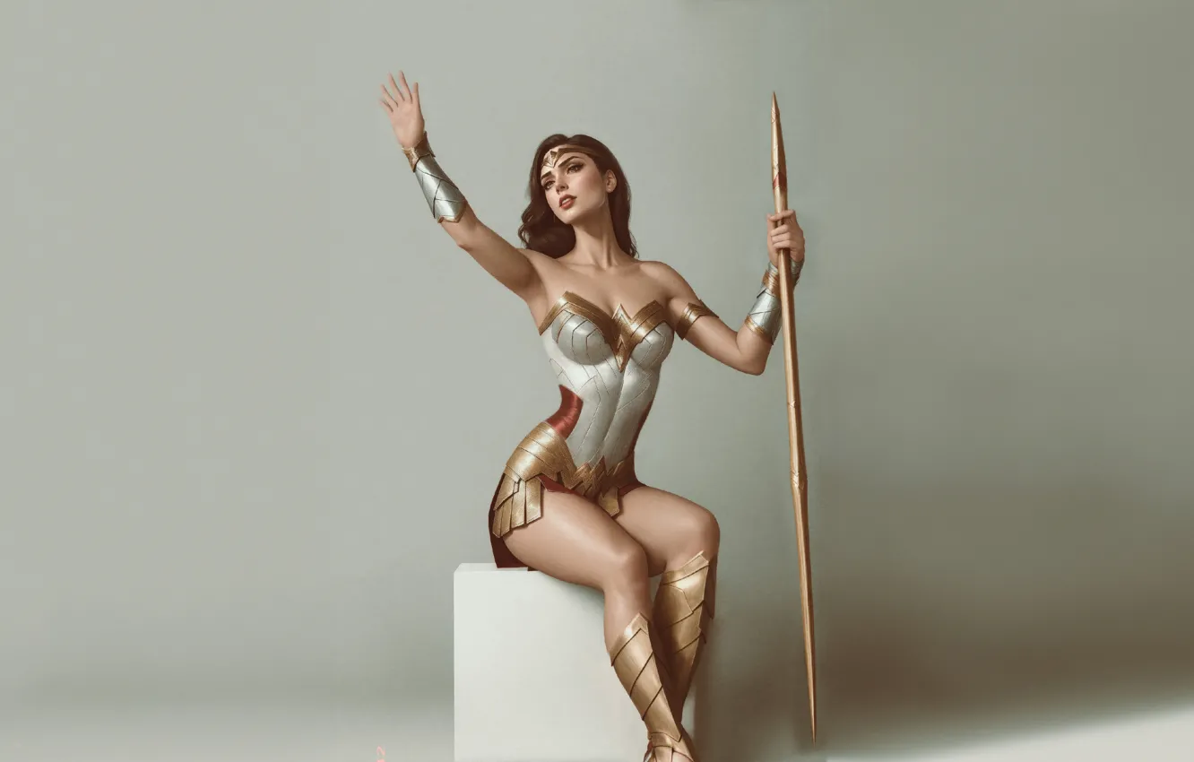 Фото обои wonder woman, majesty, amazonian