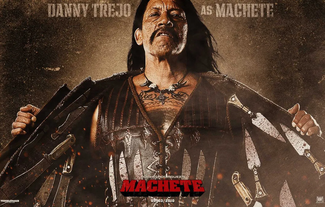 Фото обои ножи, мачете, machete, danny, trejo