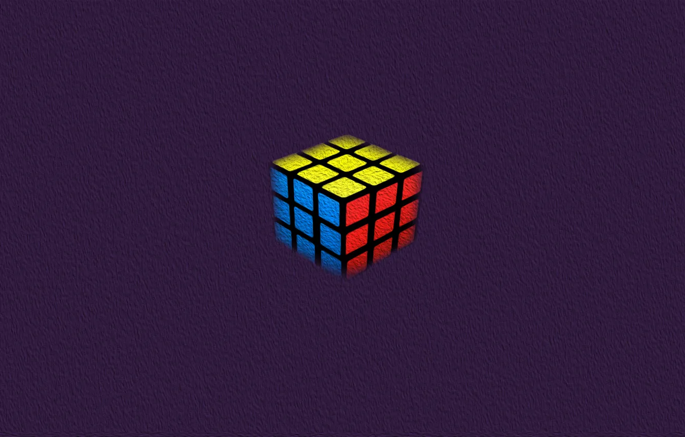 Фото обои цвета, минимализм, Фон, кубик рубика