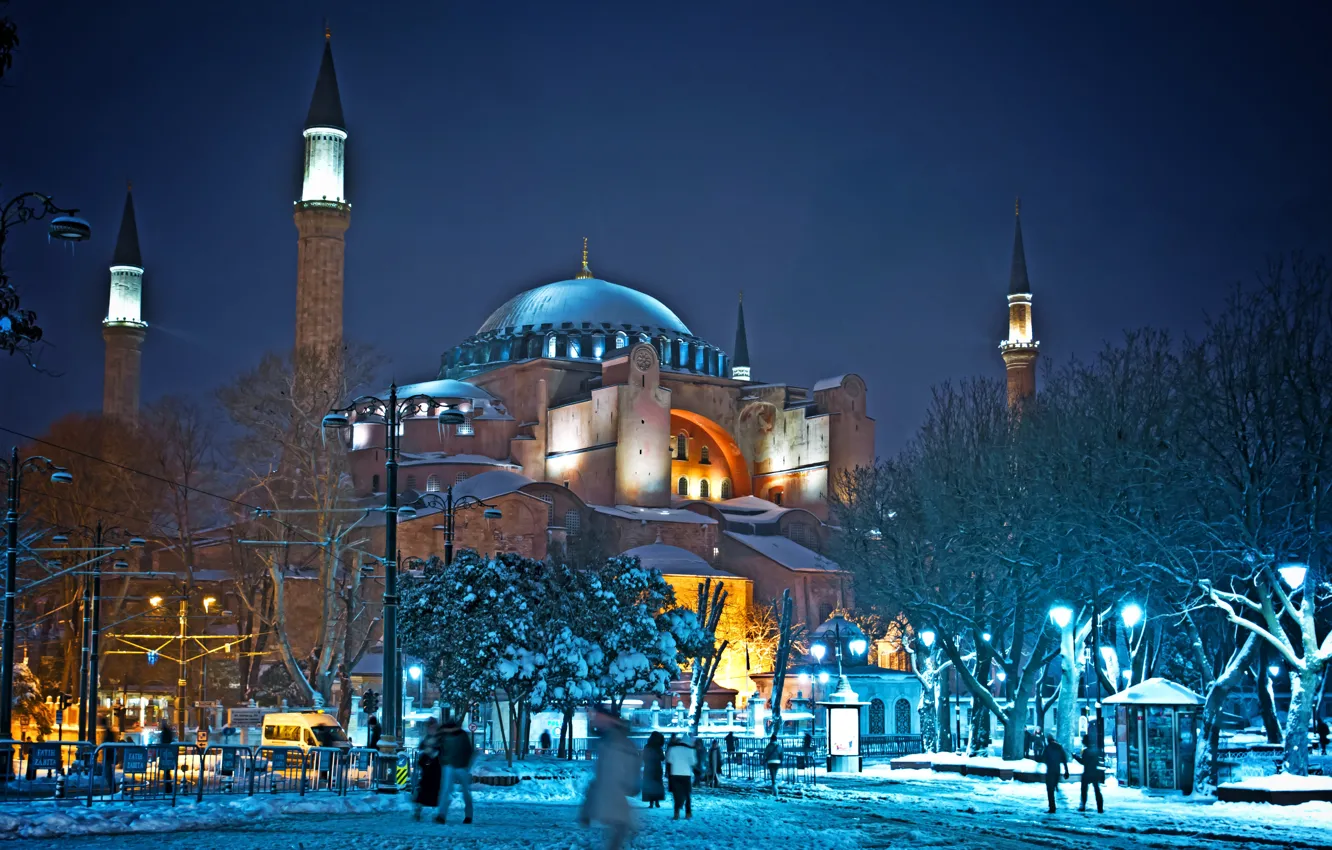 Турция Султанахмет зима