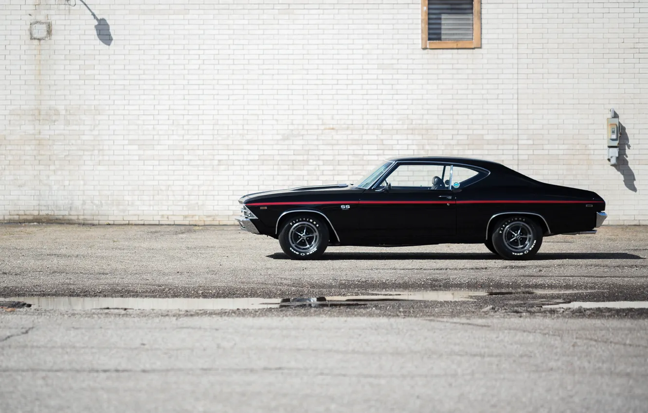 Фото обои 1969, muscle car, Chevrolet Chevelle, L78, Hardtop Coupe