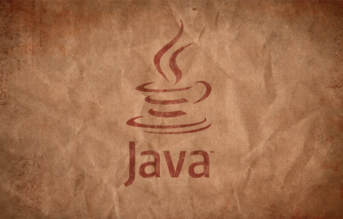 Фото обои logo, programming, Java, Cup of coffee