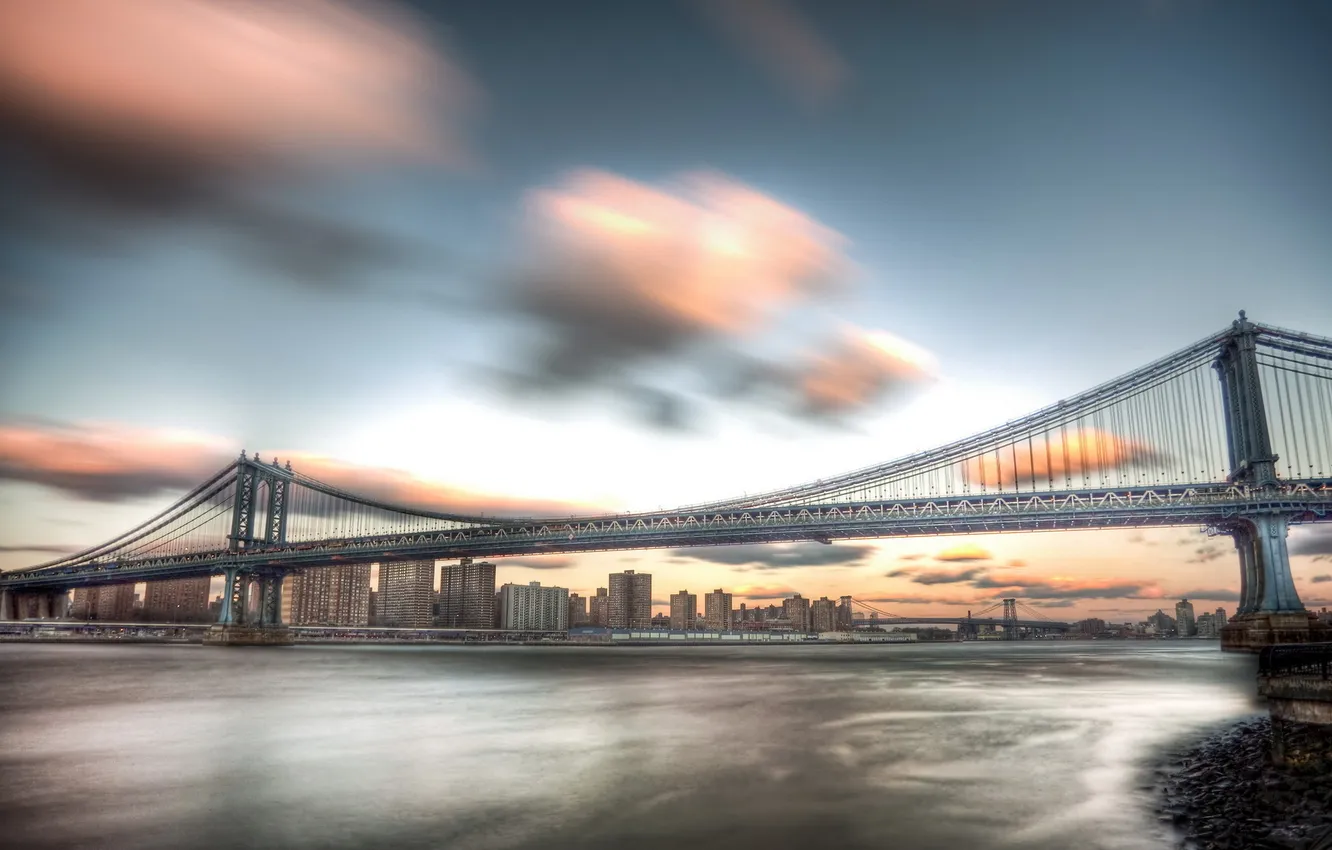 Фото обои United States, New York, Manhattan Bridge
