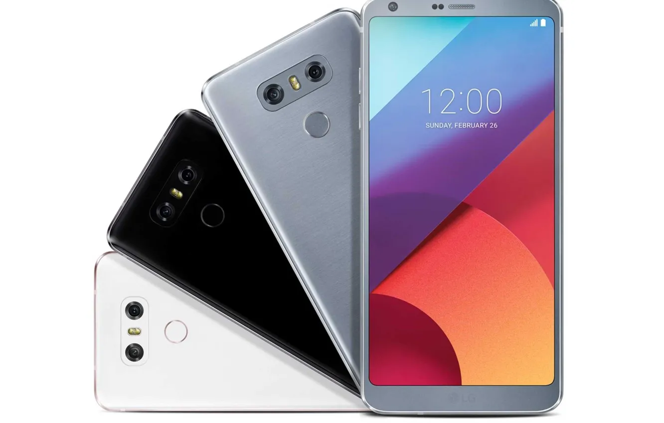 Фото обои smartphone, MWC 2017, LG G6