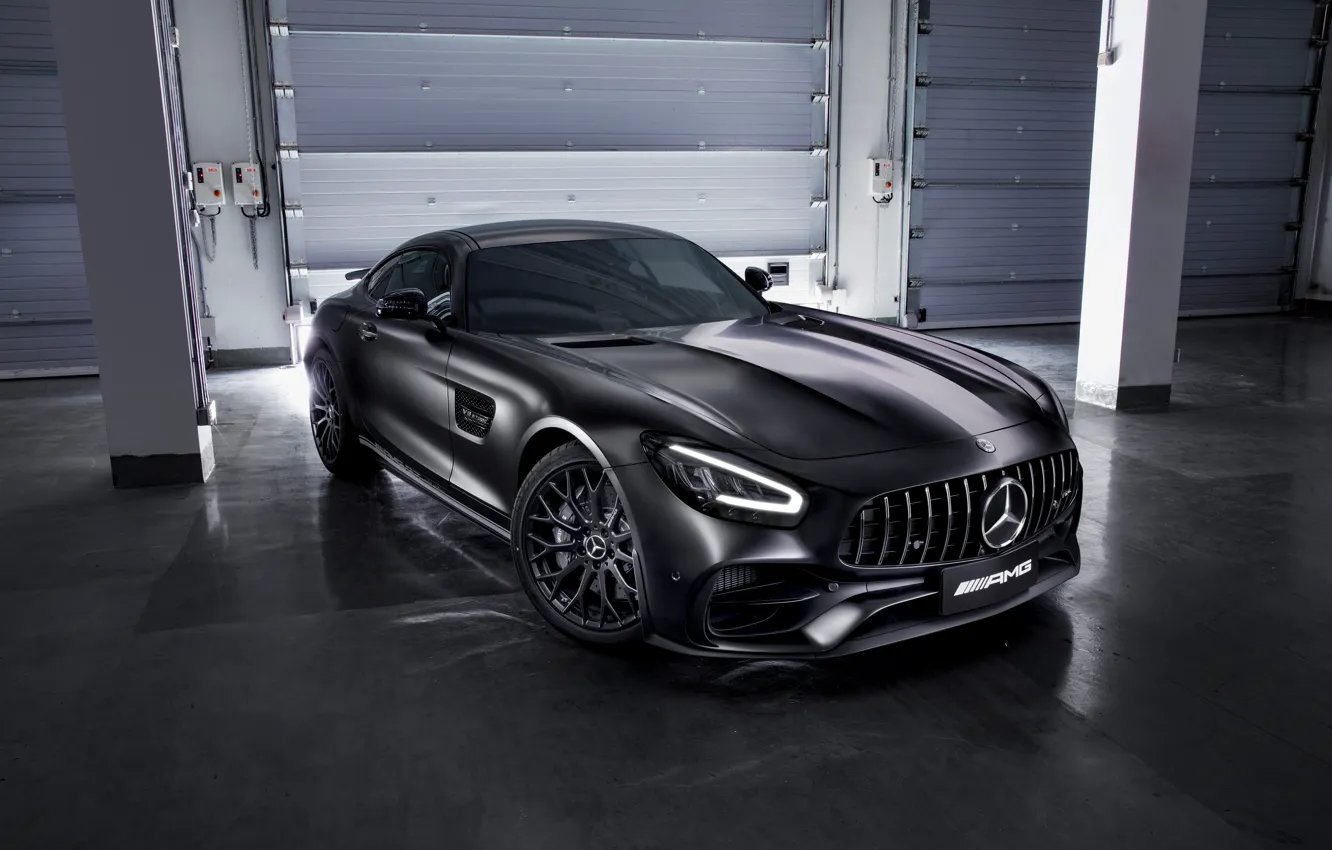 Фото обои Mercedes-Benz, Mercedes, Night Edition, Black, AMG GT