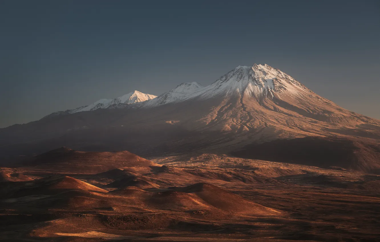 Фото обои горы, вулкан, mountains, volcano, Антон Ростовский
