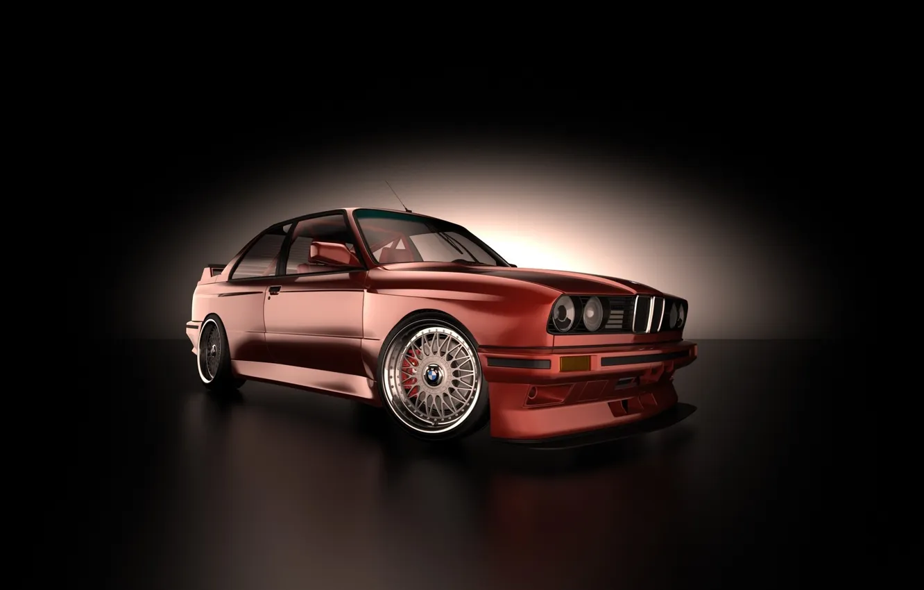 Фото обои bmw, front, e30m3