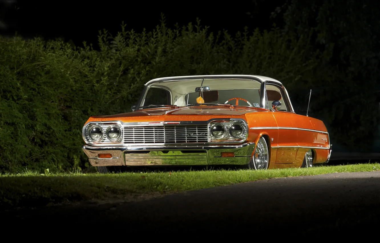 Фото обои Classic, auto, Impala, Chevrole