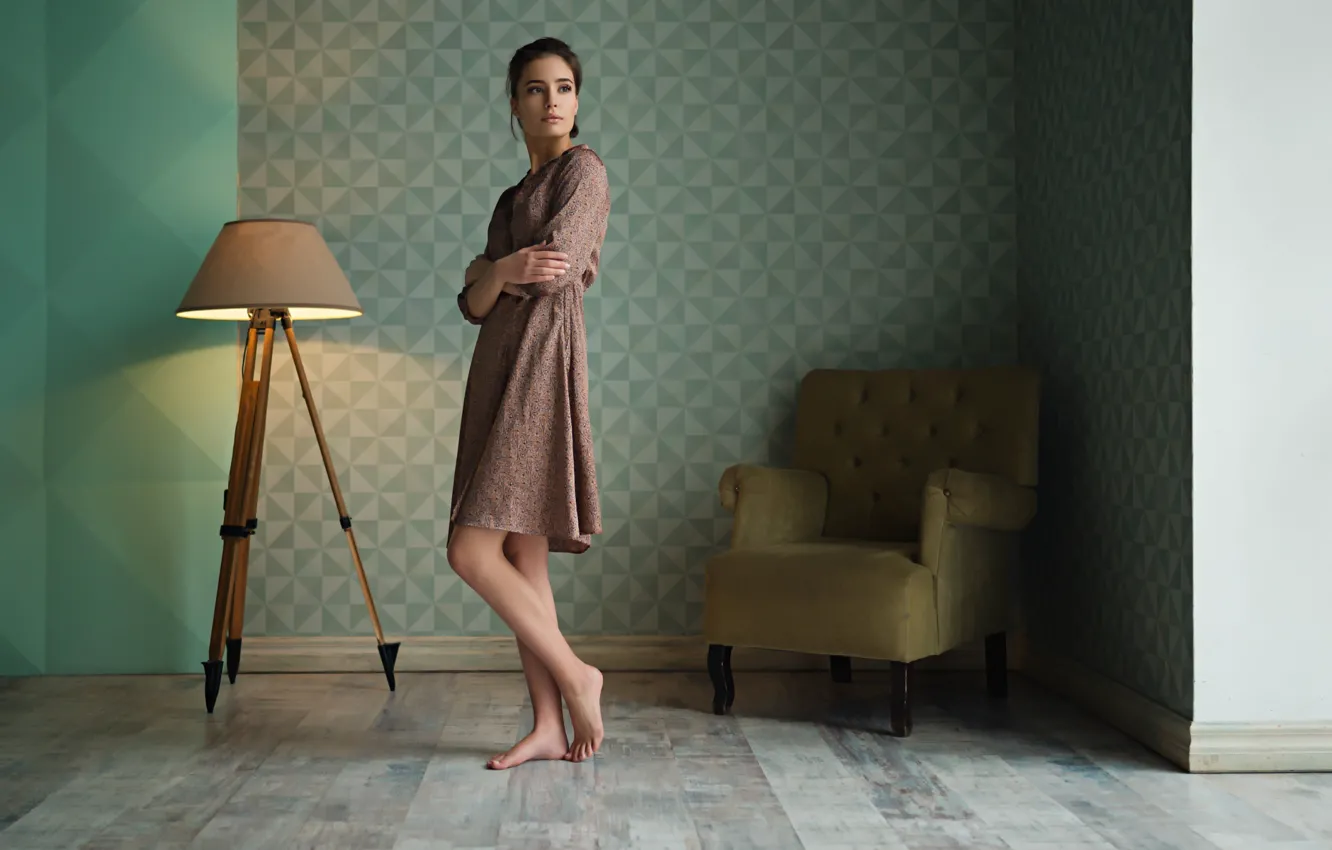 Фото обои платье, ножки, губки, Ева, Sergey Fat, Сергей Жирнов, Eva Reber, ᴘʜᴏᴛᴏɢʀᴀᴘʜᴇʀ
