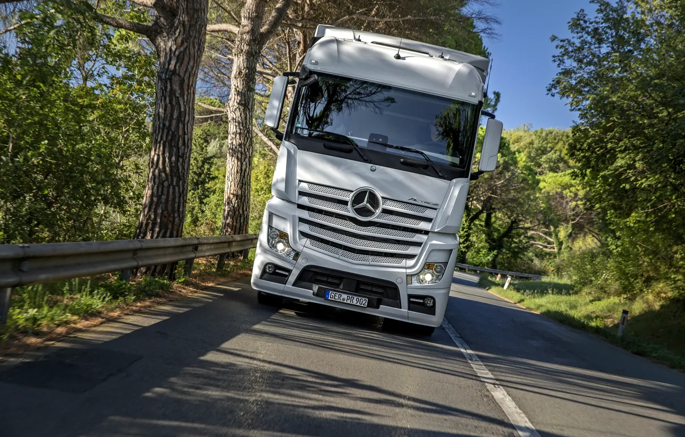 Фото обои Mercedes-Benz, грузовик, мерседес, 2011, Actros