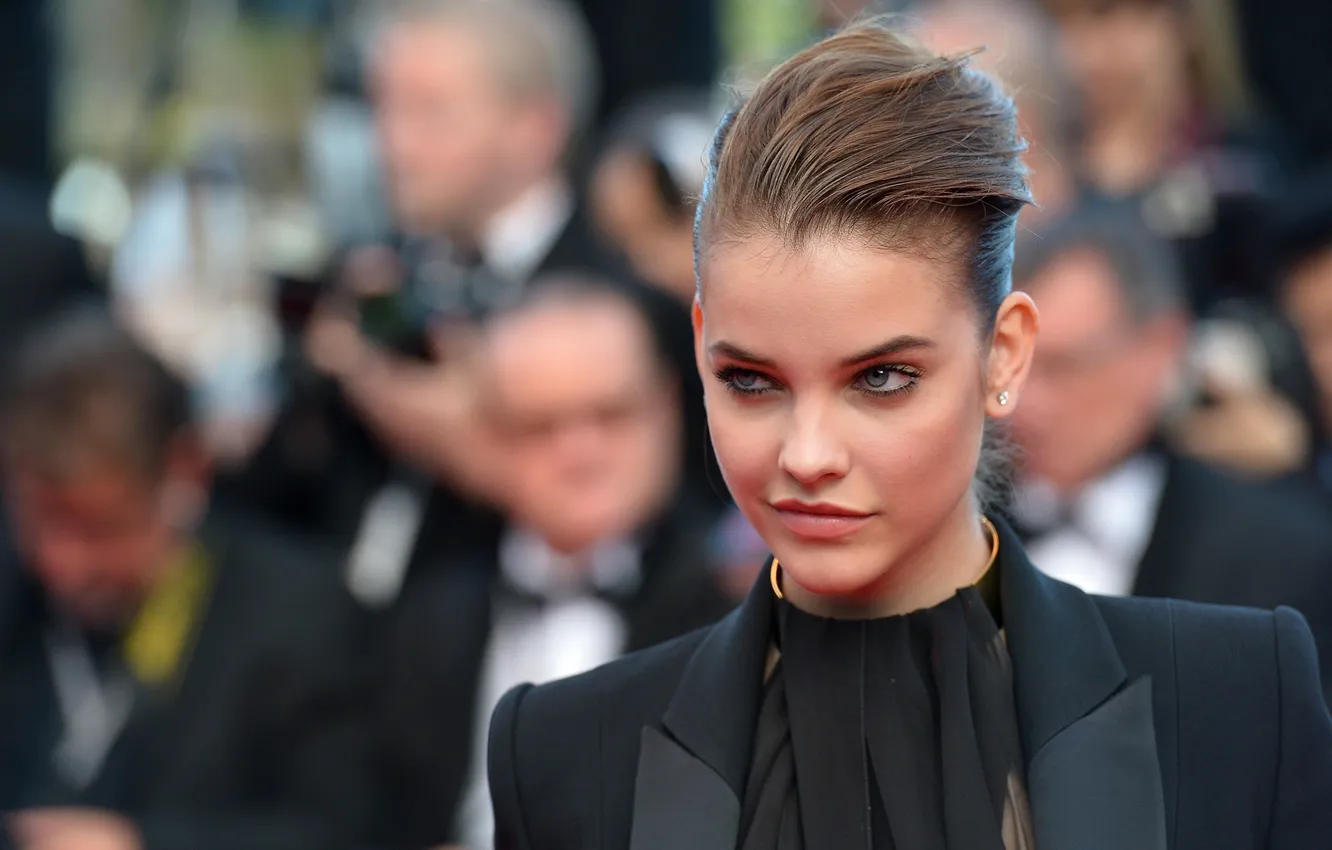 Фото обои взгляд, девушка, шатенка, Barbara, Palvin