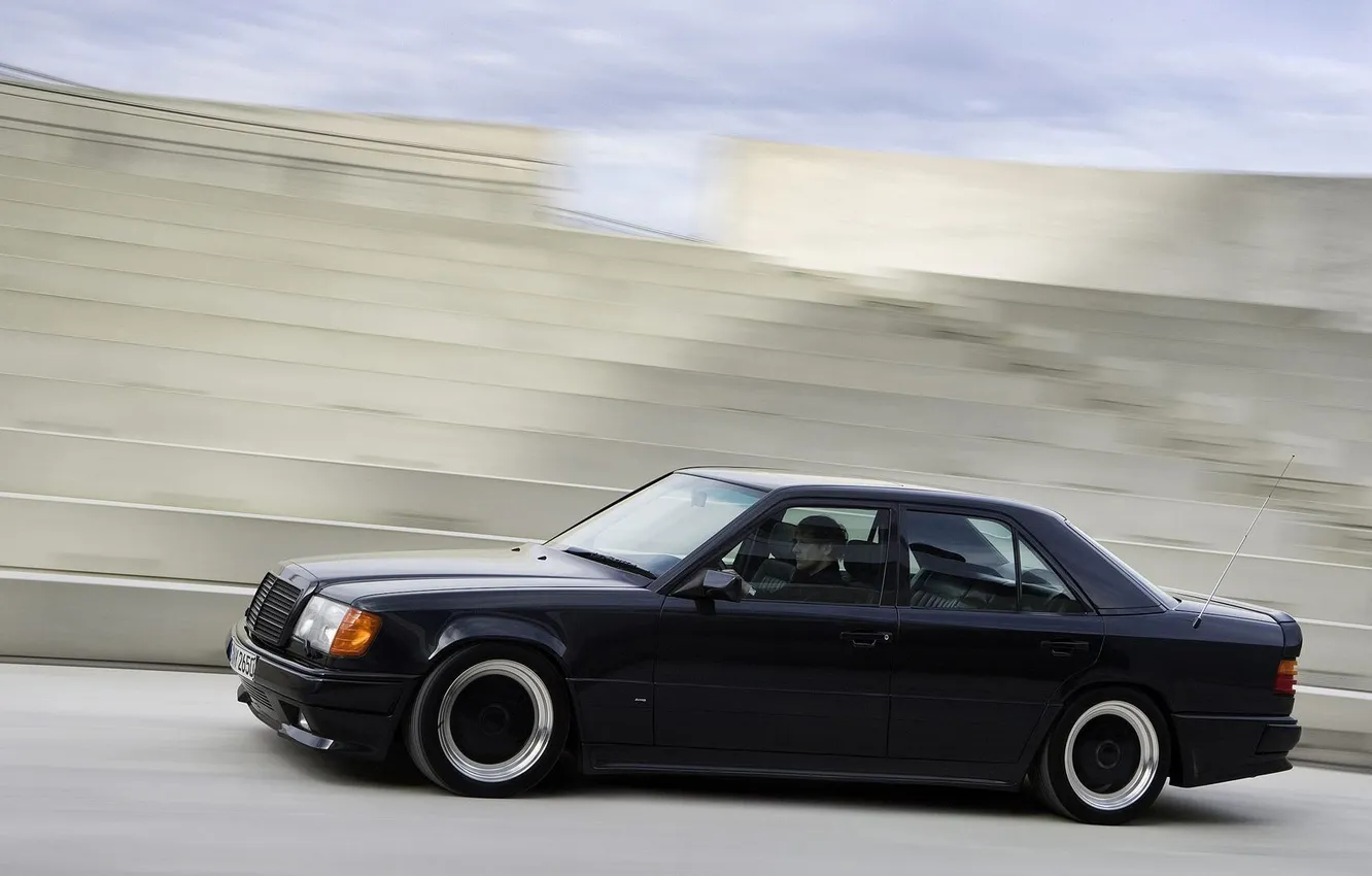 Фото обои черный, Mercedes, Benz, AMG, 300