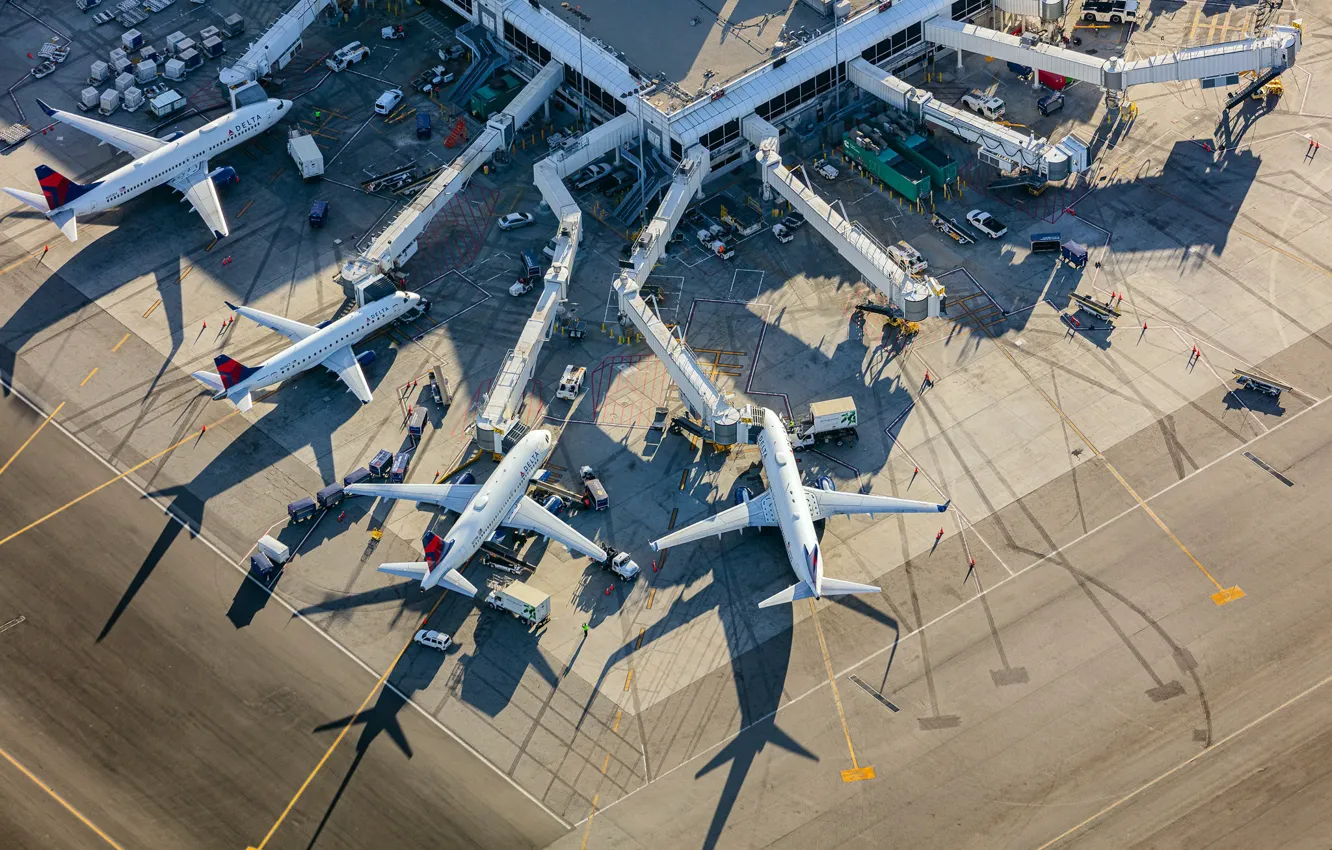 Фото обои Los Angeles, International Airport, Delta Terminal