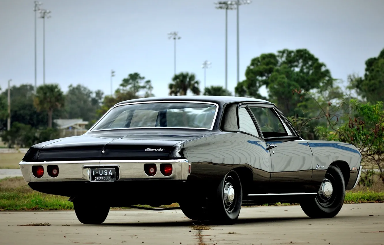 Фото обои Chevrolet, Coupe, Vintage, Biscayne