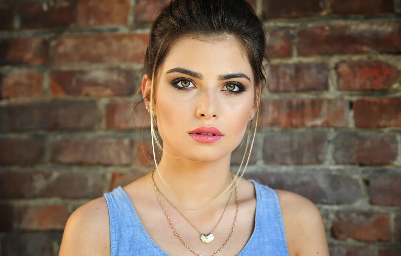 Фото обои girl, model, look, cute, makeup