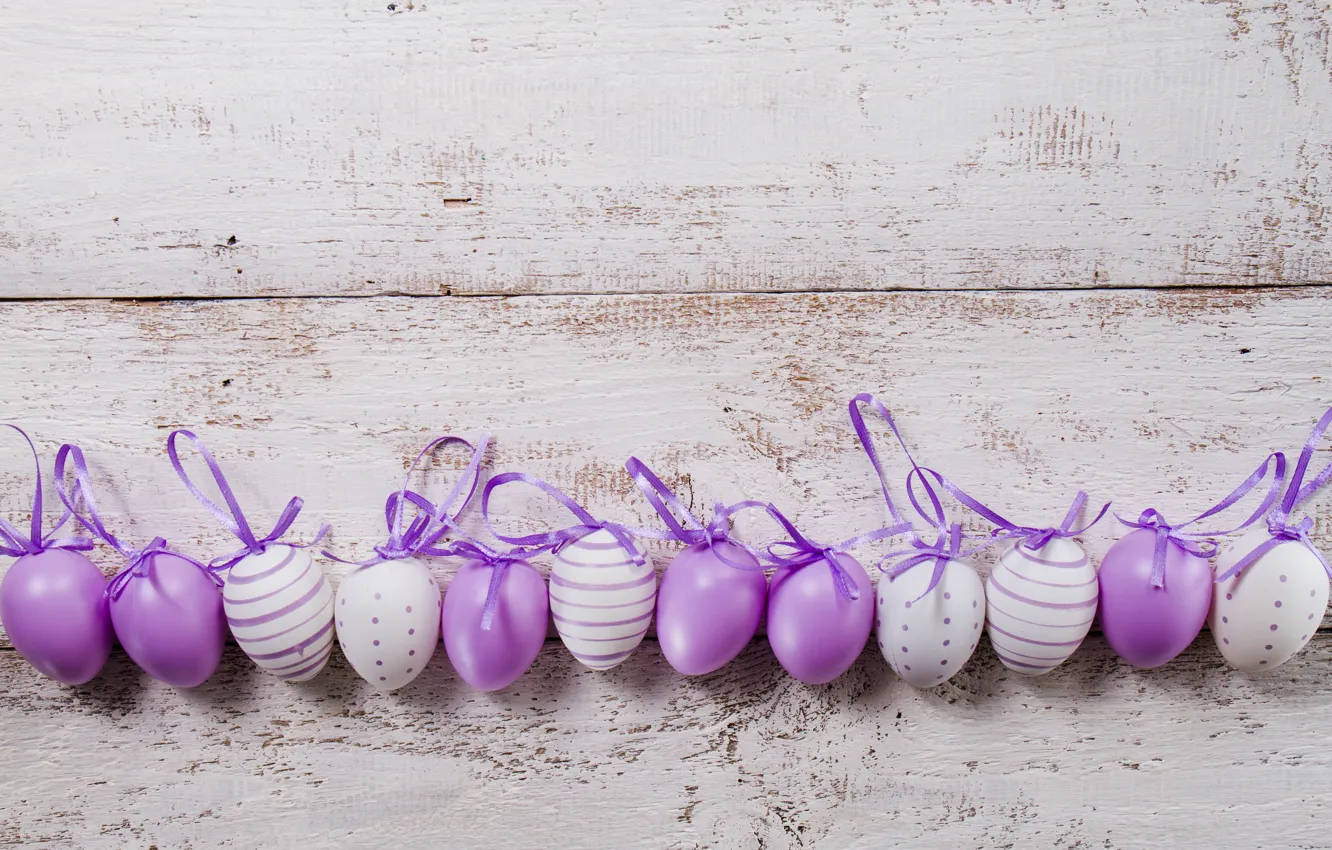 Фото обои яйца, весна, Пасха, wood, spring, Easter, purple, eggs