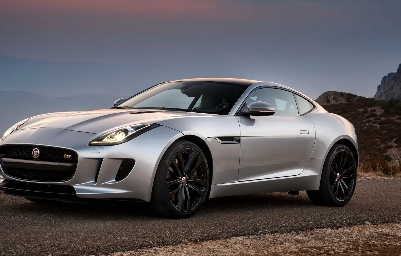 Фото обои jaguar, coupe, f-type