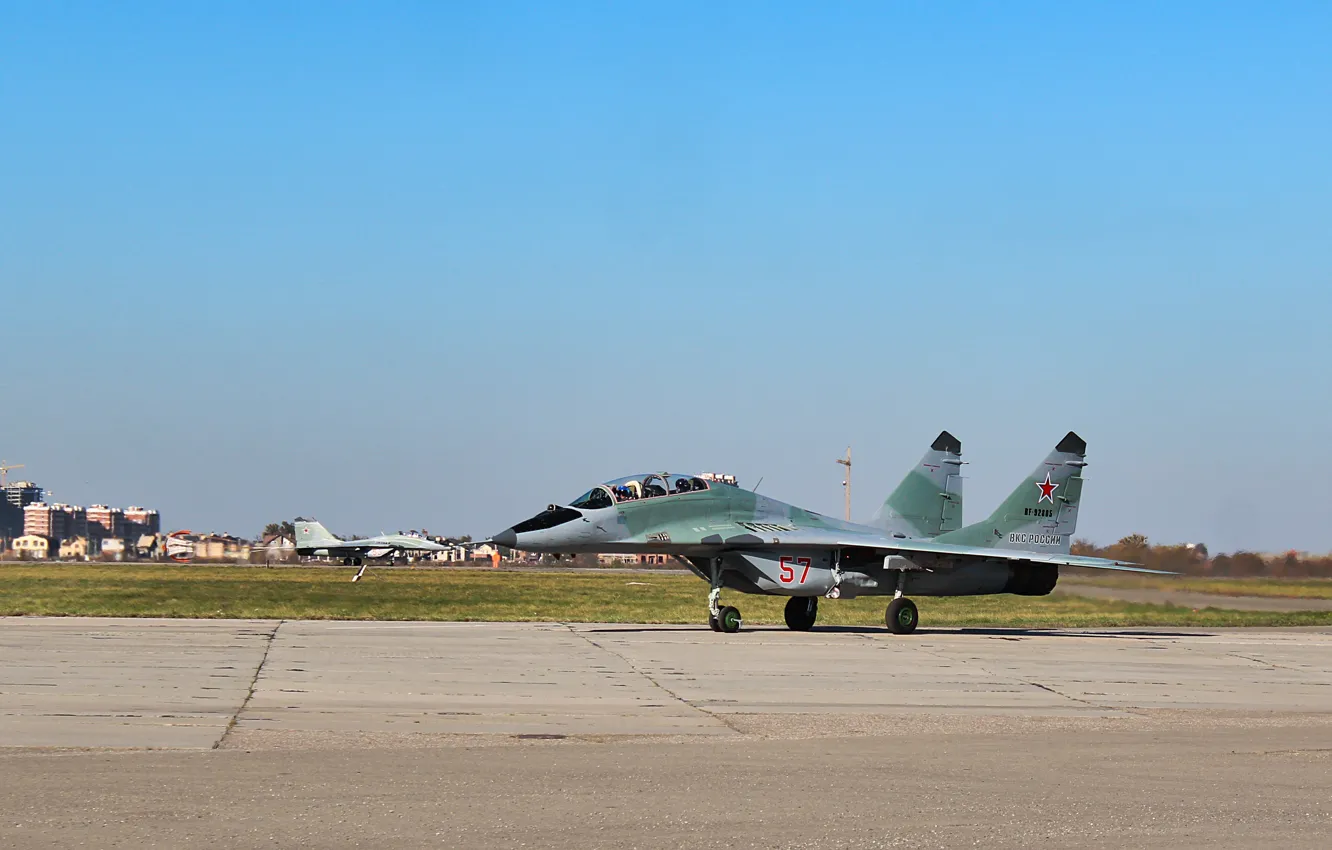 Фото обои Самолет, МиГ-29УБ, инстребитель