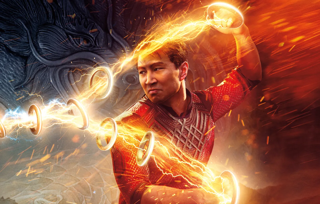 Фото обои постер, комикс, MARVEL, Simu Liu, Шан-Чи и легенда десяти колец, Shang-Chi and the Legend of …