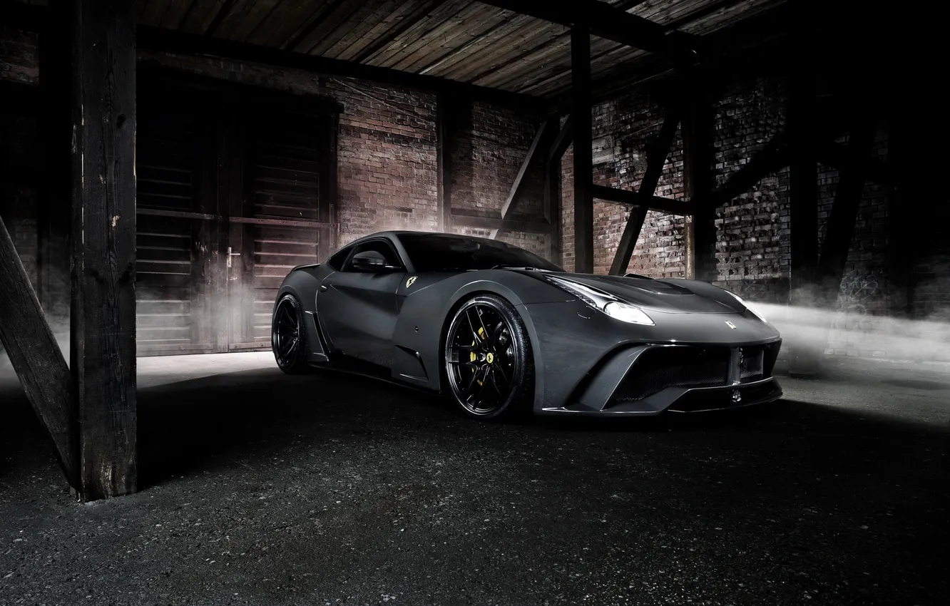 Фото обои Ferrari, суперкар, феррари, Novitec Rosso, F12berlinetta