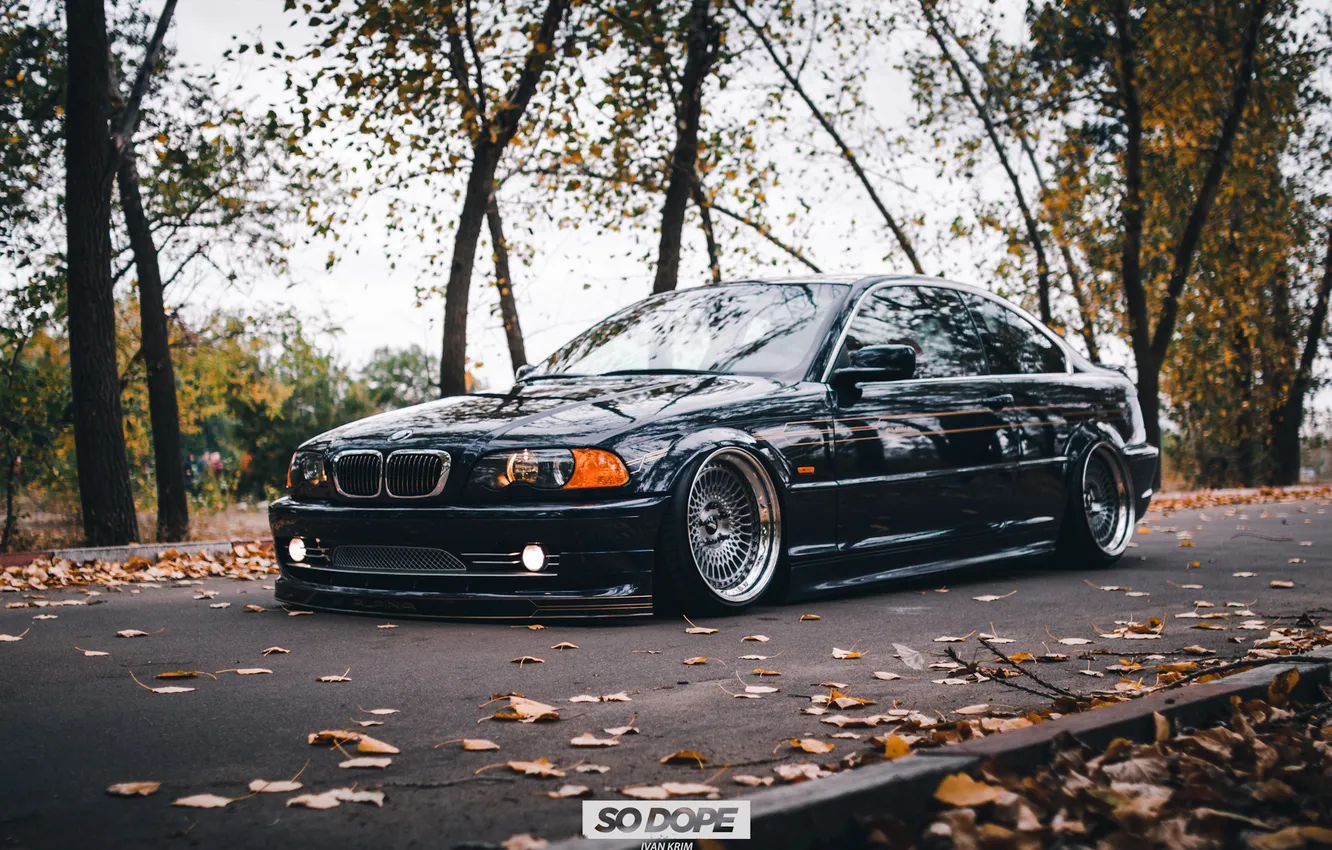 Фото обои BMW, COUPE, E46, ALPINA, FAKE