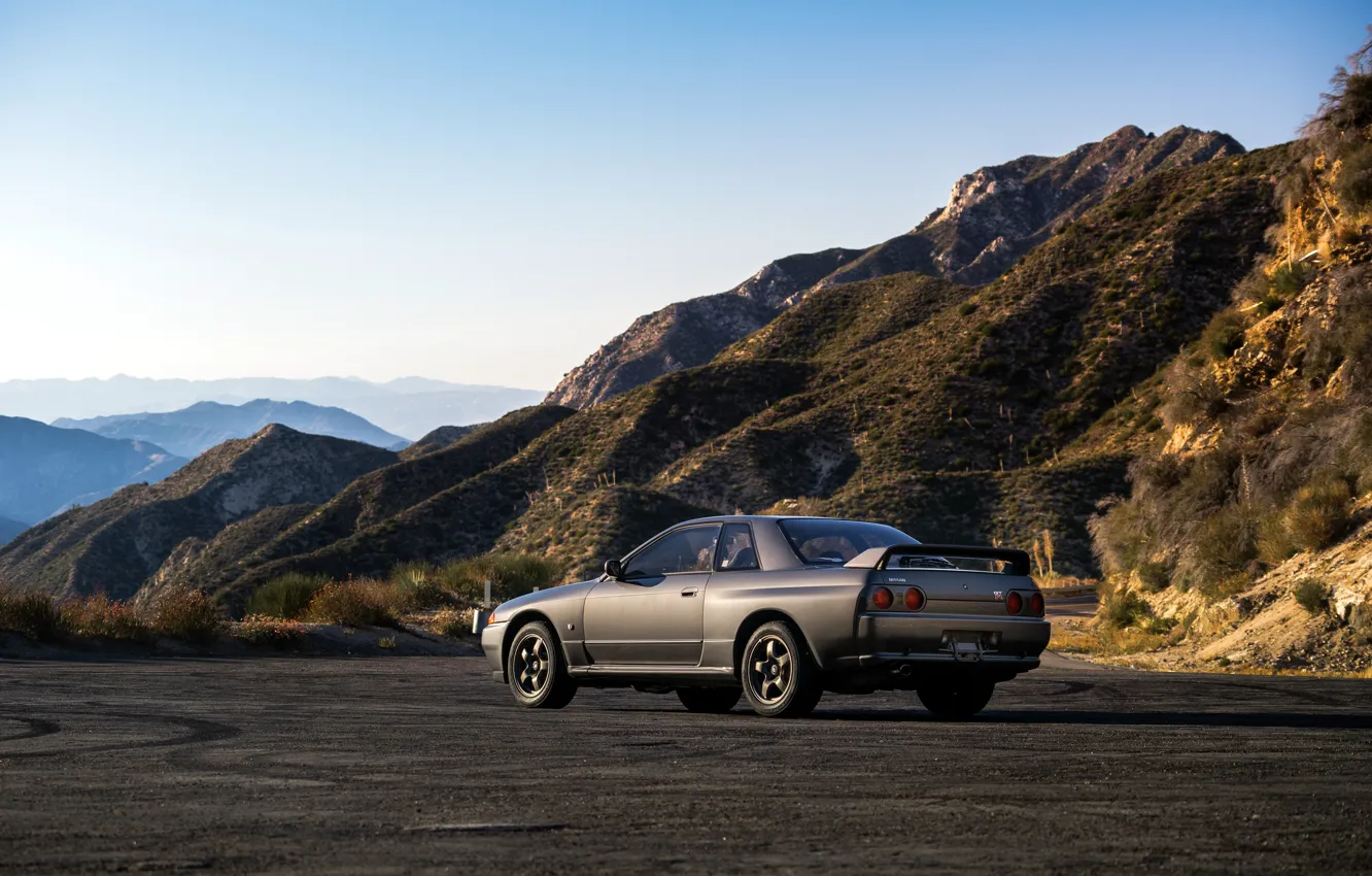 Фото обои Nissan Skyline GT-R R32, R32, Skyline, Nissan, car, GT-R, legendary