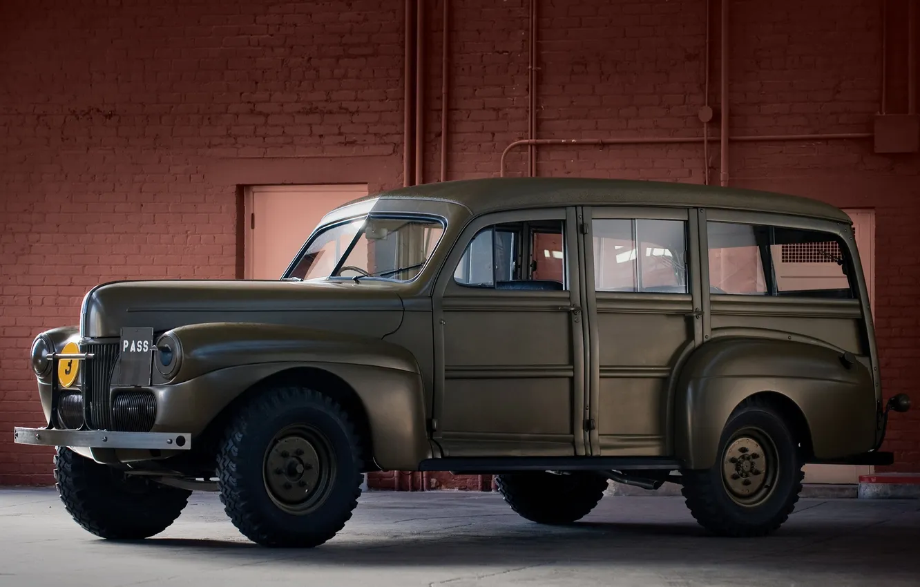 Фото обои Ford, Car, форд, 1941, Staff, C11, ADF