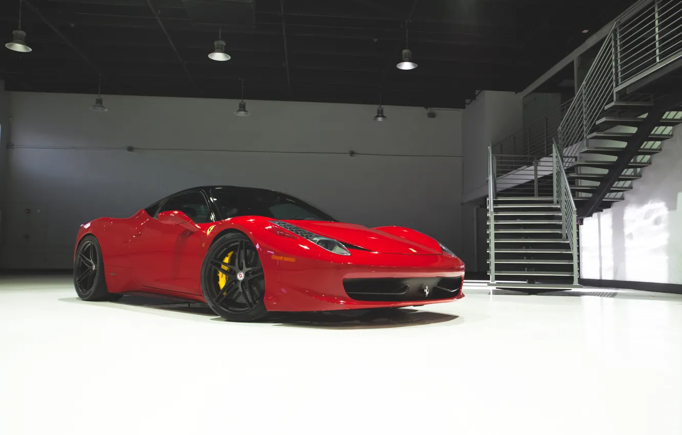 Фото обои Ferrari, 458, Italia, HRE, P107