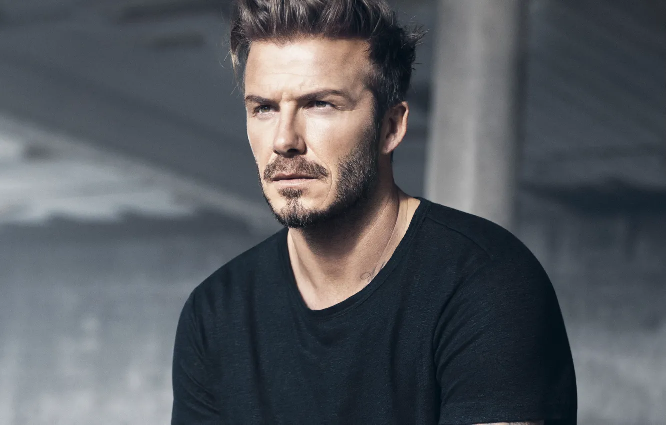 Фото обои взгляд, фото, мужчина, David Beckham, David Beckham (2018)