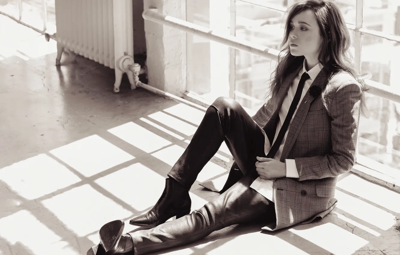 Фото обои фотосессия, Ellen Page, Flare