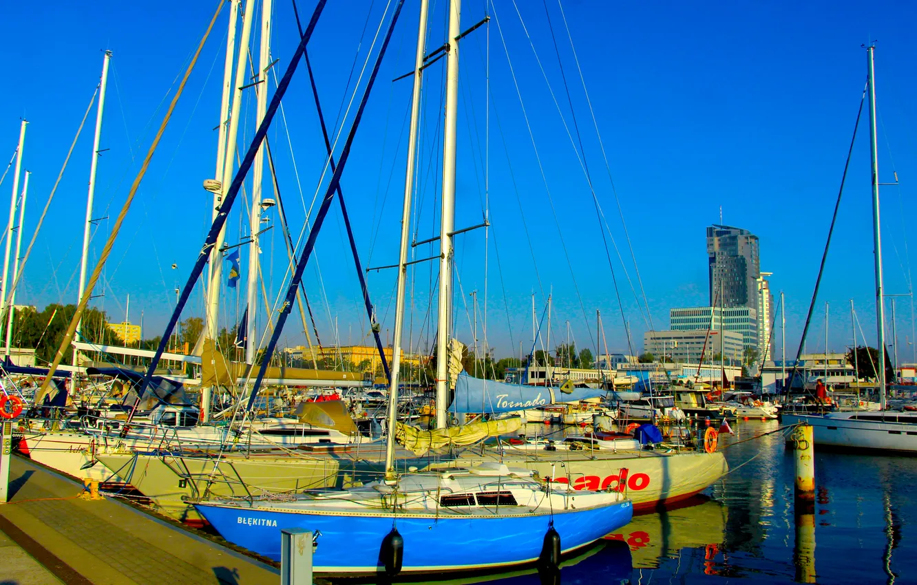 Фото обои sea, ship, yacht, boat