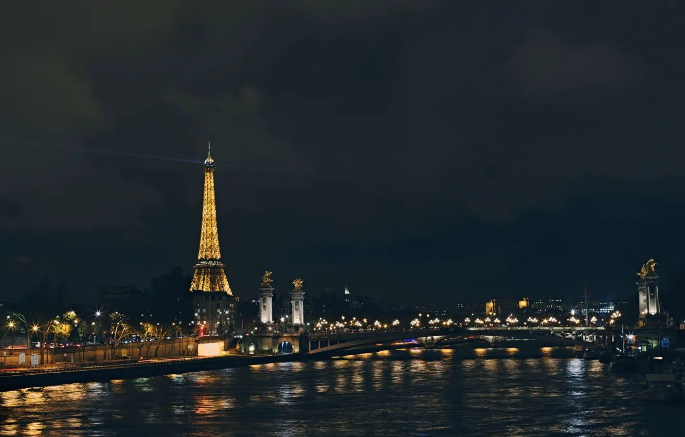 Фото обои Франция, Париж, Эйфелева Башня, Paris, France, la tour Eiffel