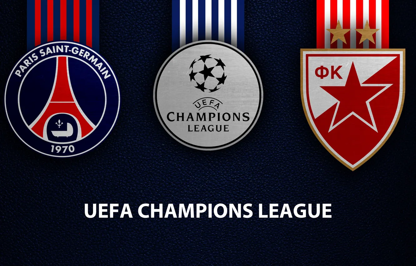 Фото обои wallpaper, sport, logo, football, PSG, UEFA Champions League, Paris Saint-Germain, PSG vs Red Star Belgrade