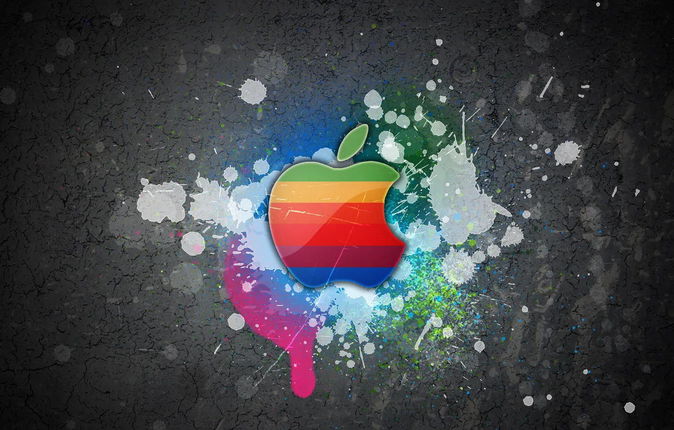 Фото обои Apple, яблоко, mac