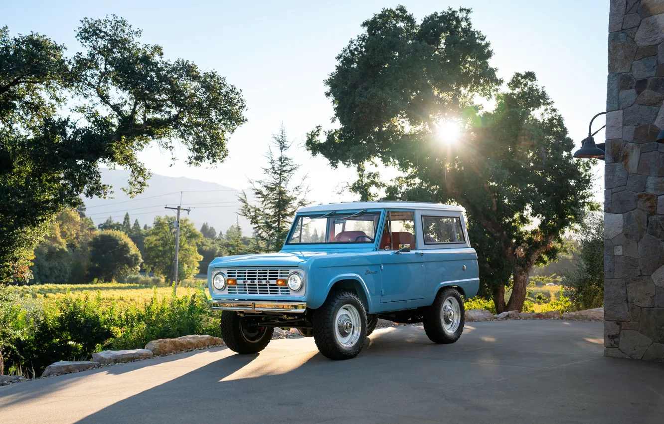 Фото обои Ford, 1974, Bronco, Ford Bronco