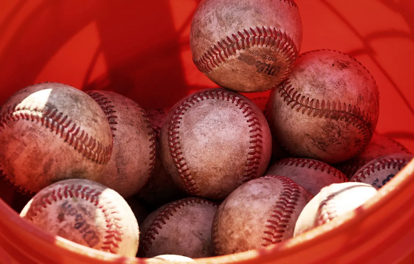 Фото обои спорт, мячи, basebal