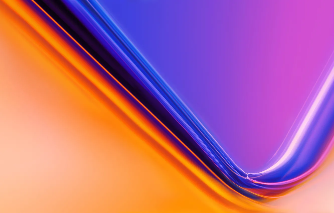 Фото обои Orange, Blue, Mobile, Oneplus, OnePlus 7