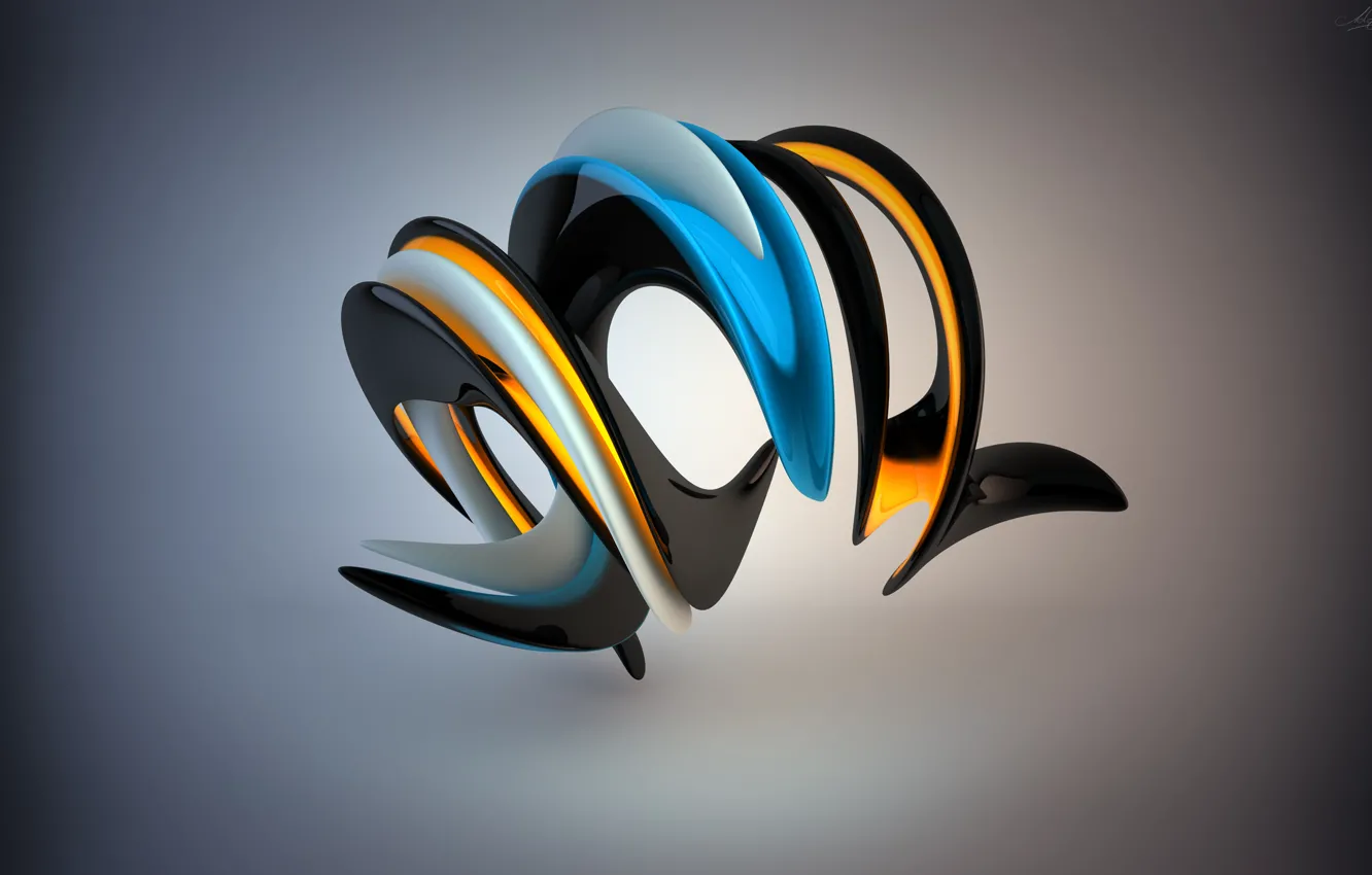 Фото обои cinema, abstract, wallpaper, render, colours, c4d