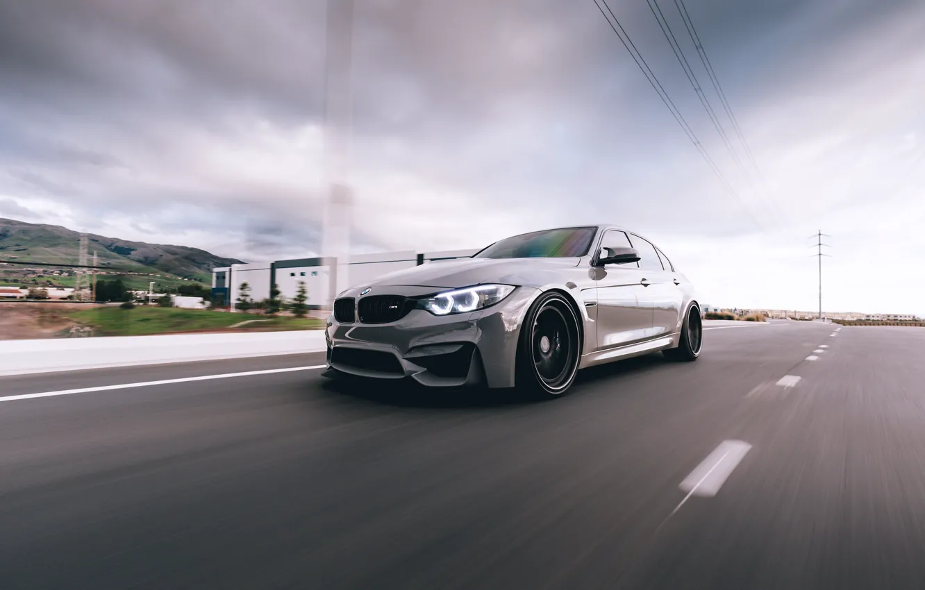 Фото обои BMW, Grey, F80