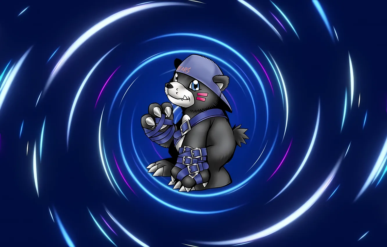 Фото обои bears, Digimon, Bearmon