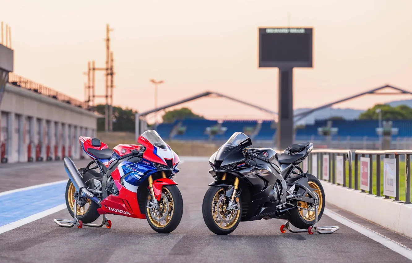 Фото обои Red, Honda, Black, CBR1000RR-R