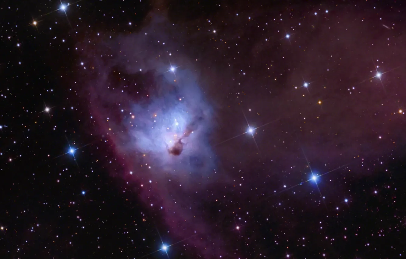 Фото обои туманность, Орион, в созвездии, отражающая, NGC 1788