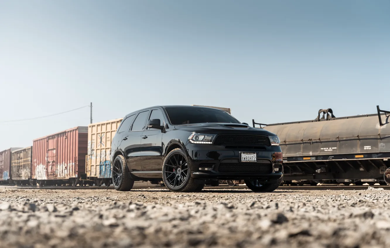 Фото обои Dodge, Black, Durango RT