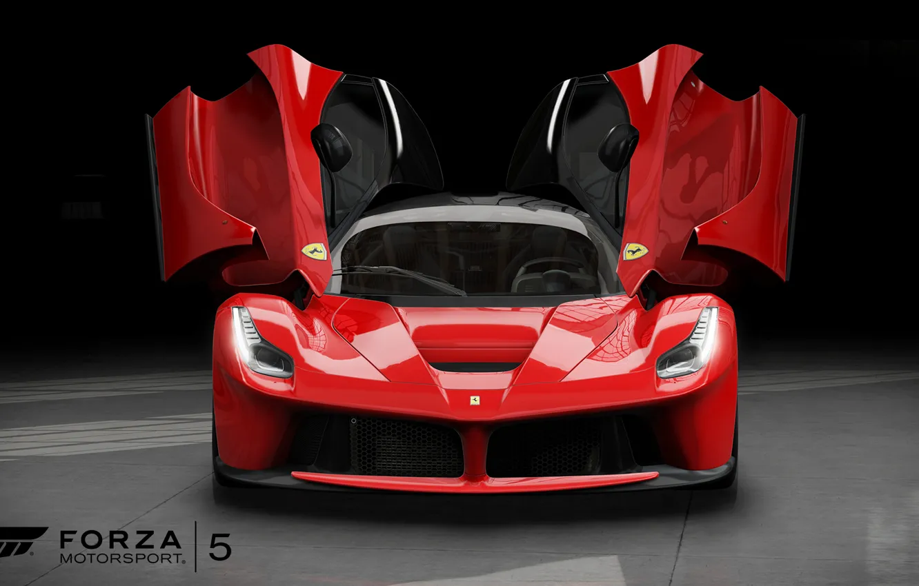 Фото обои Ferrari, 2013, LaFerrari, Forza Motorsport 5, Xbox One